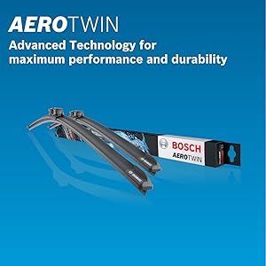 Bosch AeroTwin Front Wiper Blade only for Premium Cars compatible for Audi, BMW, Mercedes, Porsche, Jaguar, Volvo and more