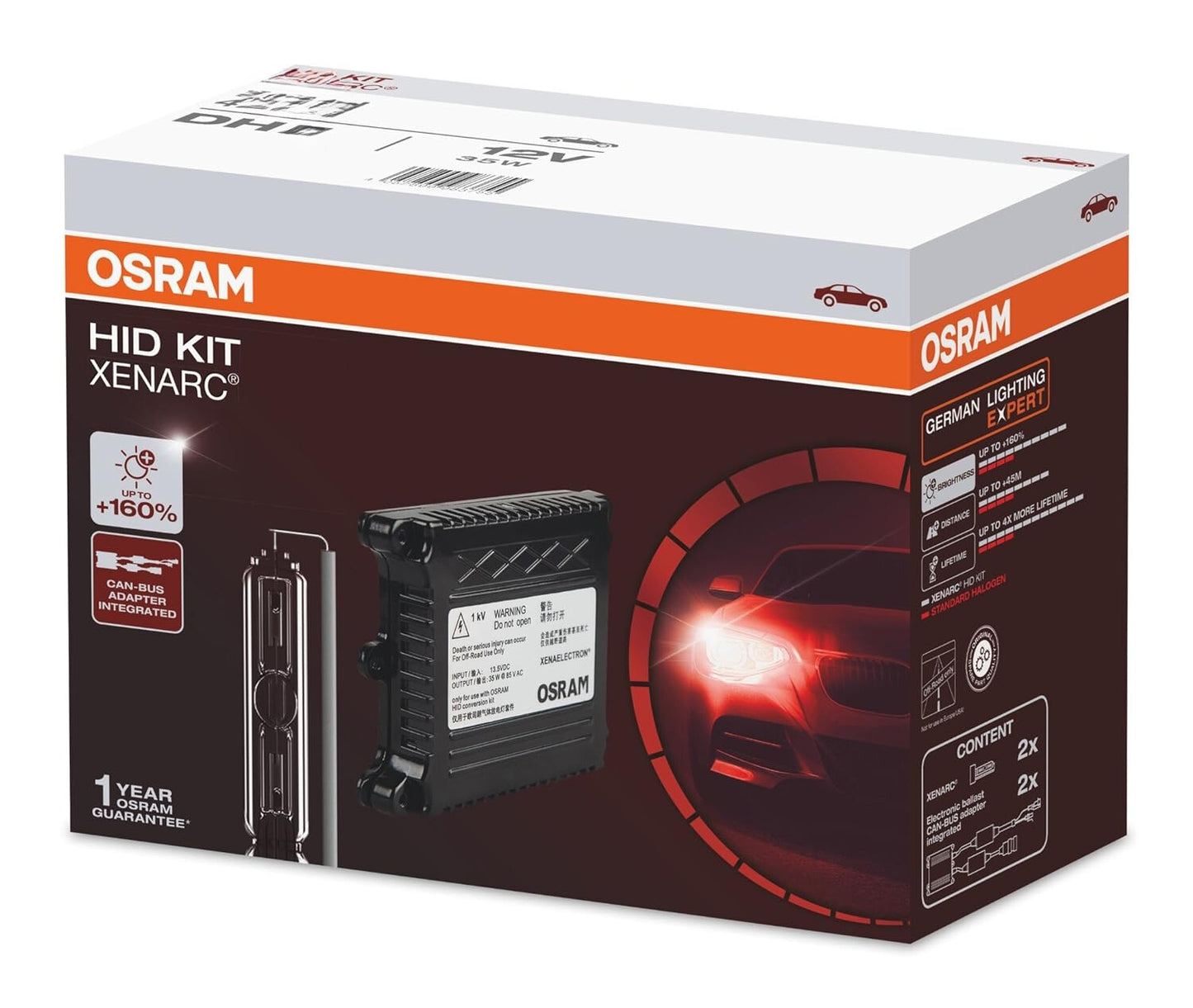 Osram HID Light | Eco - Premium | 6000k/4200k | 12V - 35W for Car Headlight - VTL WORLD