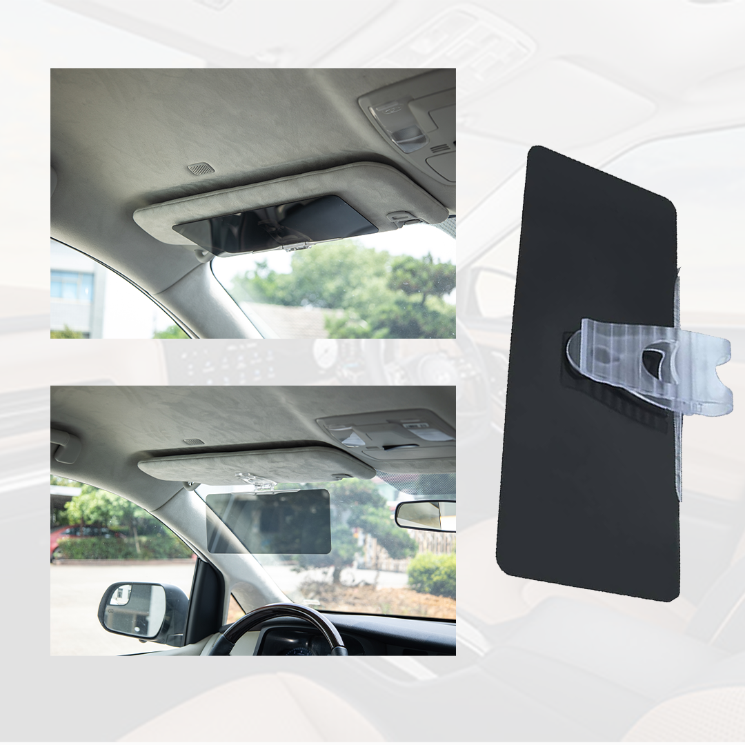Potauto Sun Visor Panel | Anti-Glare Car Sunshade for UV Protection & Clear Vision | Universal Fit for Cars, SUVs & Trucks