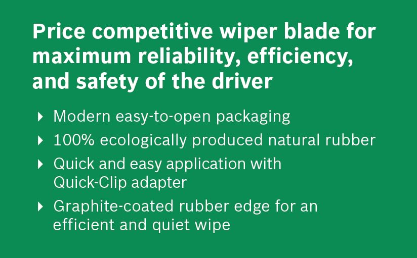 Bosch Eco Front Wiper Blade For Car - VTL WORLD