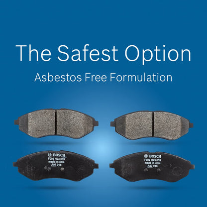 Bosch F002H600408F8 All Weather Performance Front Brake Pad for GM Tavera (Set of 4) - VTL WORLD