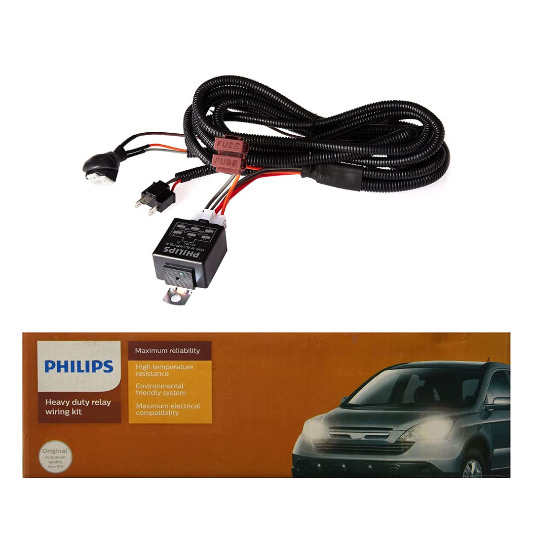 Philips Wiring Kit Relay For Car 12V 30A 100/130W - VTL WORLD
