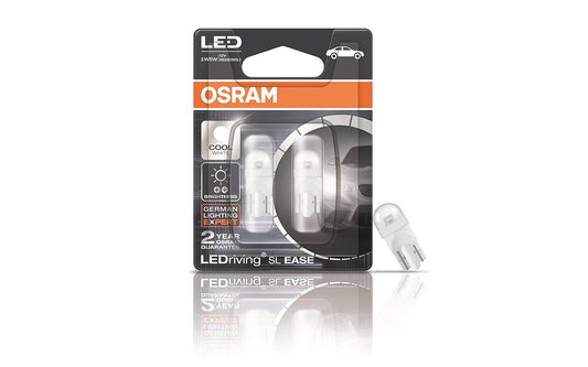 Osram LED T10 2825DW-02B Parking Lamp (12V, 1W) for All Models (White) - VTL WORLD