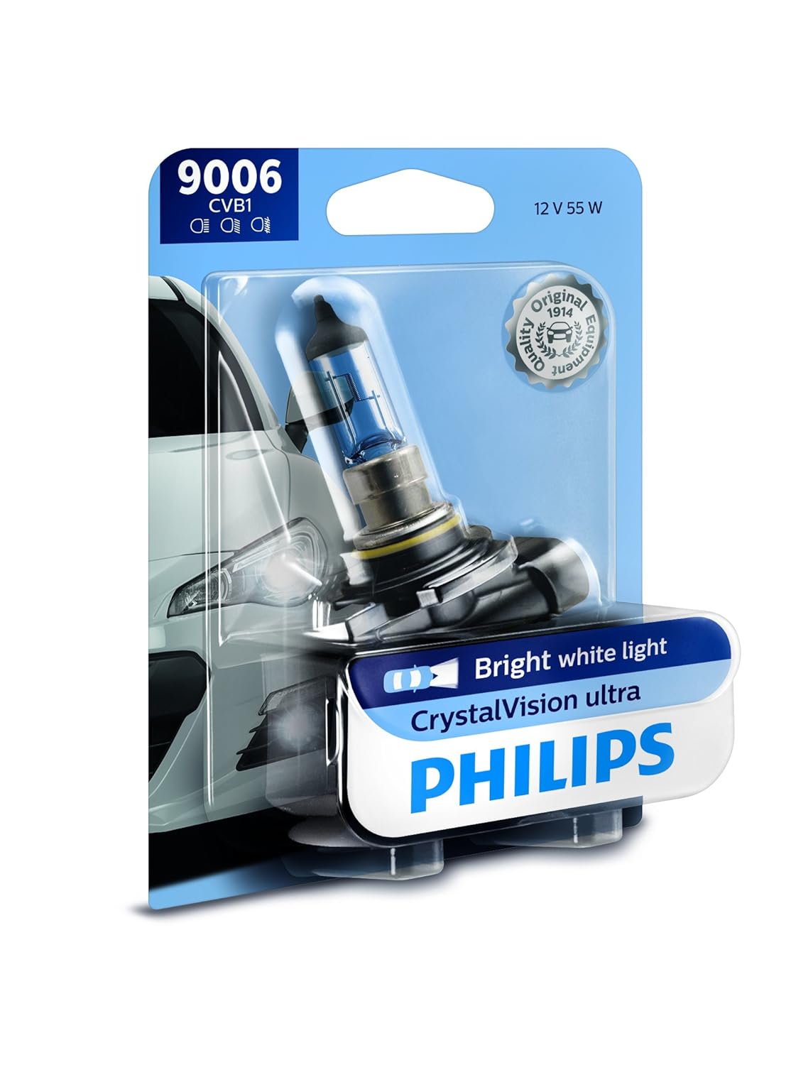 Philips 9005/9006 12V Halogen Light For Car, Headlight bulb , Pack of 1 - VTL WORLD