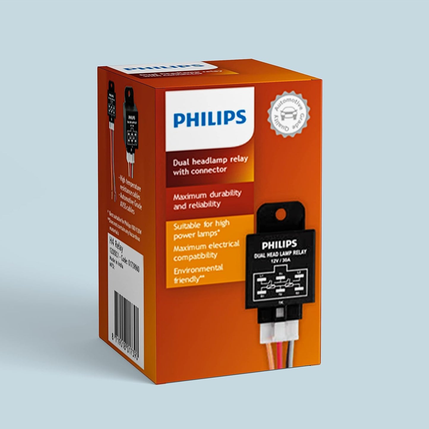 Philips Wiring Kit Relay For Car 12V 30A 100/130W - VTL WORLD