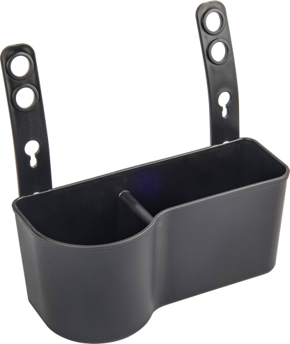 Potauto Universal Drink Cup Hanging Holder | Dual Pocket Snack and Bottle Organizer | Seat Back adjustable Hanger | Car Organizer and Accessories