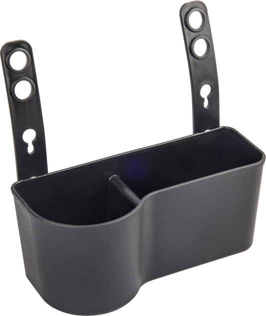 Potauto Universal Drink Cup Hanging Holder | Dual Pocket Snack and Bottle Organizer | Seat Back adjustable Hanger | Car Organizer and Accessories