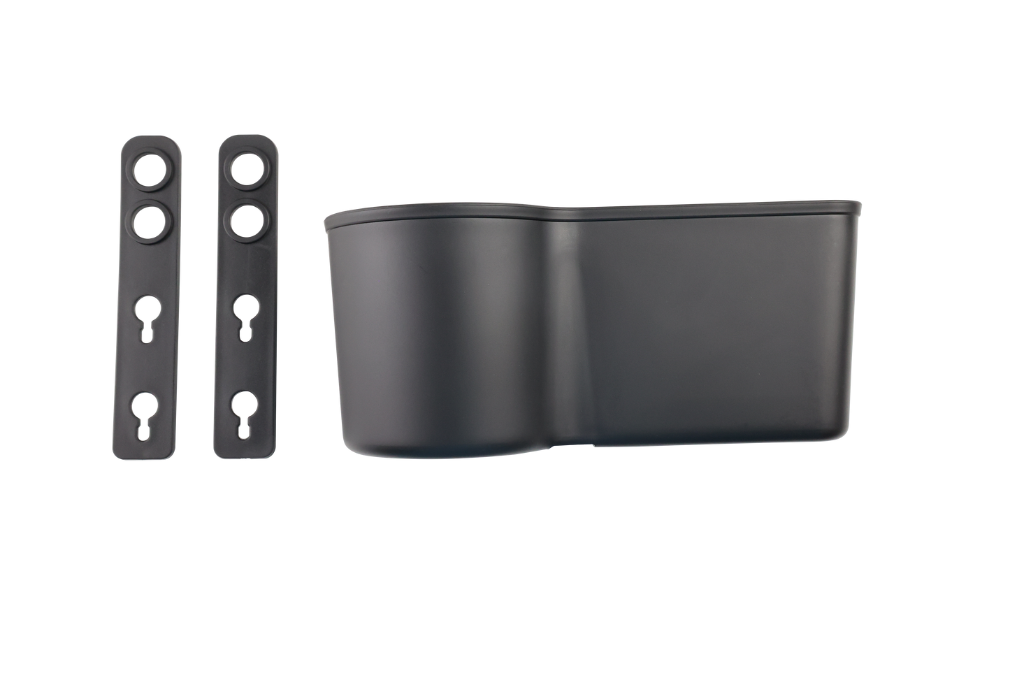 Potauto Universal Drink Cup Hanging Holder | Dual Pocket Snack and Bottle Organizer | Seat Back adjustable Hanger | Car Organizer and Accessories