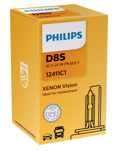 Philips HID Halogen Bulb for Car, 12V 25/35 Wattage - VTL WORLD