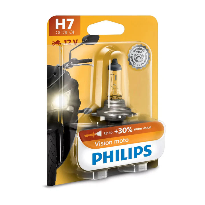 Philips H7 12V Halogen Light For Car, Headlight bulb , Pack of 1 - VTL WORLD