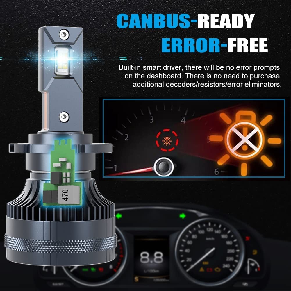 Potauto High Brightness LED Headlight Bulb For Car - VTL WORLD