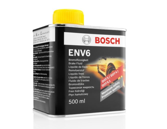 Bosch Brake Fluid ENV 6  , Compatible with DOT 3, 4, 5.1 For Cars  and Trucks with or without ABS/ESP, OE Quality, 1000 ML & 500 ML.