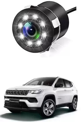 Potauto Car Reverse Backup Parking Camera LED Night-Vision HD Rear View Parking Camera for All Cars (Metal Body) 170 Degree Wide View - CPAACCCAMA006 - VTL WORLD