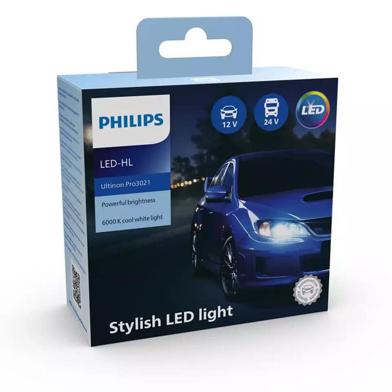 Philips Led Headlight Bulb for All Base Models For Car, SUV, Hatchback and Sedan - VTL WORLD