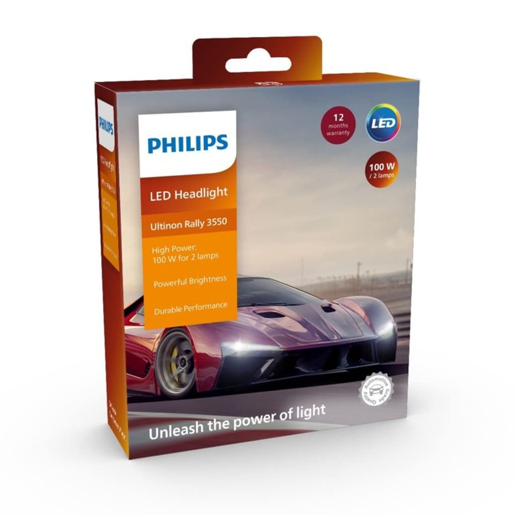 Philips Led Headlight Bulb for All Base Models For Car, SUV, Hatchback and Sedan - VTL WORLD